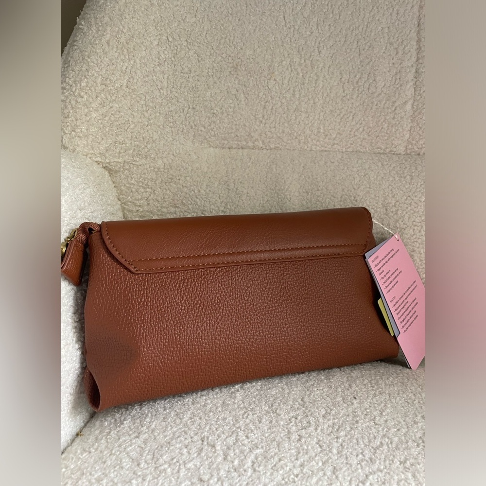 Gracie clutch by pixie mood chestnut brown colour NWT straps - Picture 5 of 7